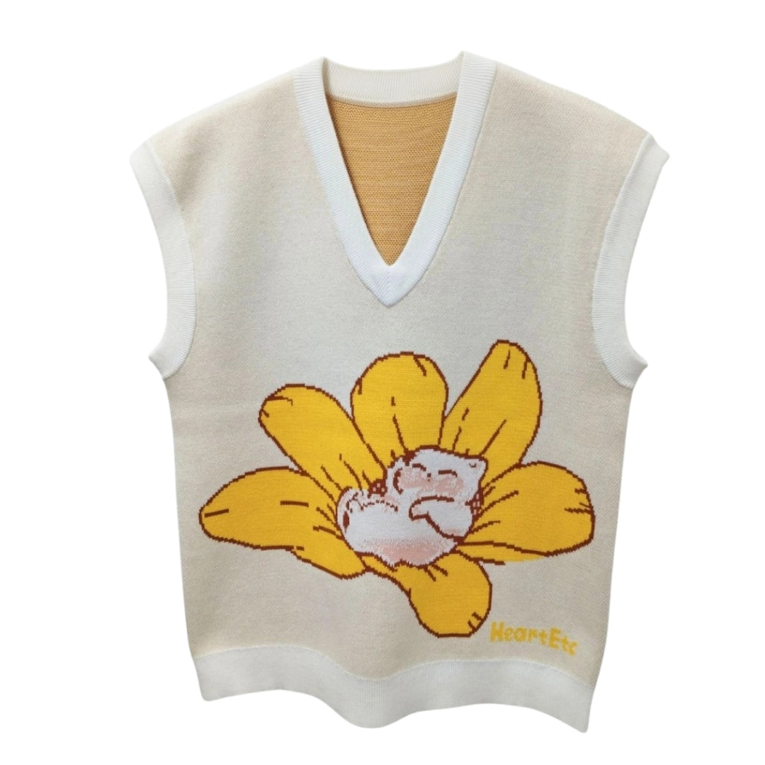 Daisy Knit Vest