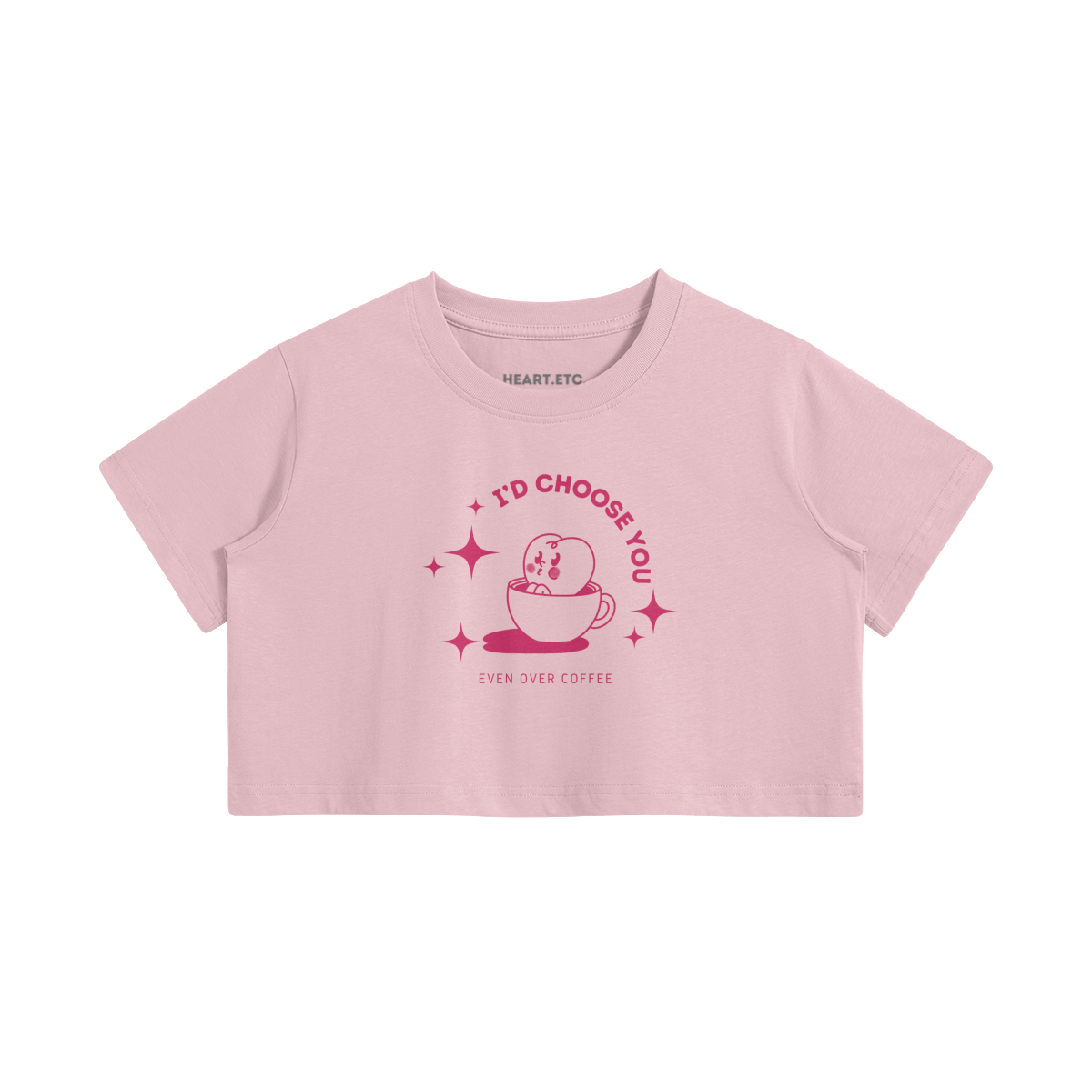 Heartie Cafe Crop Top