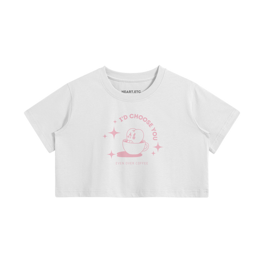 Heartie Cafe Crop Top