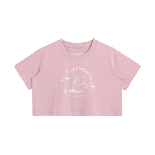 Heartie Cafe Crop Top