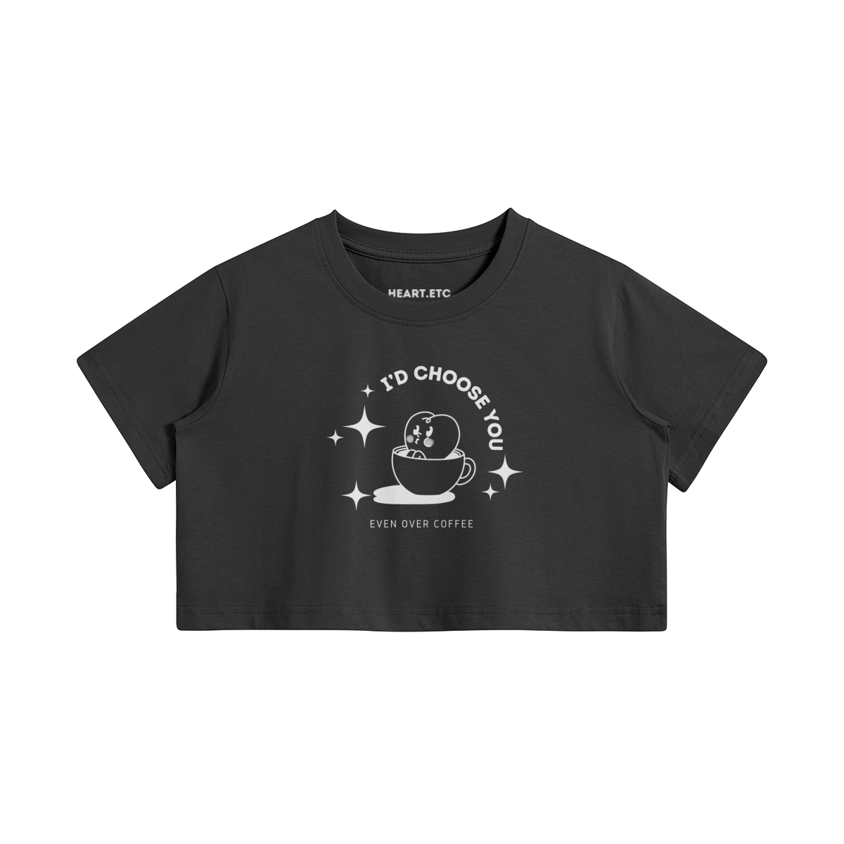 Heartie Cafe Crop Top