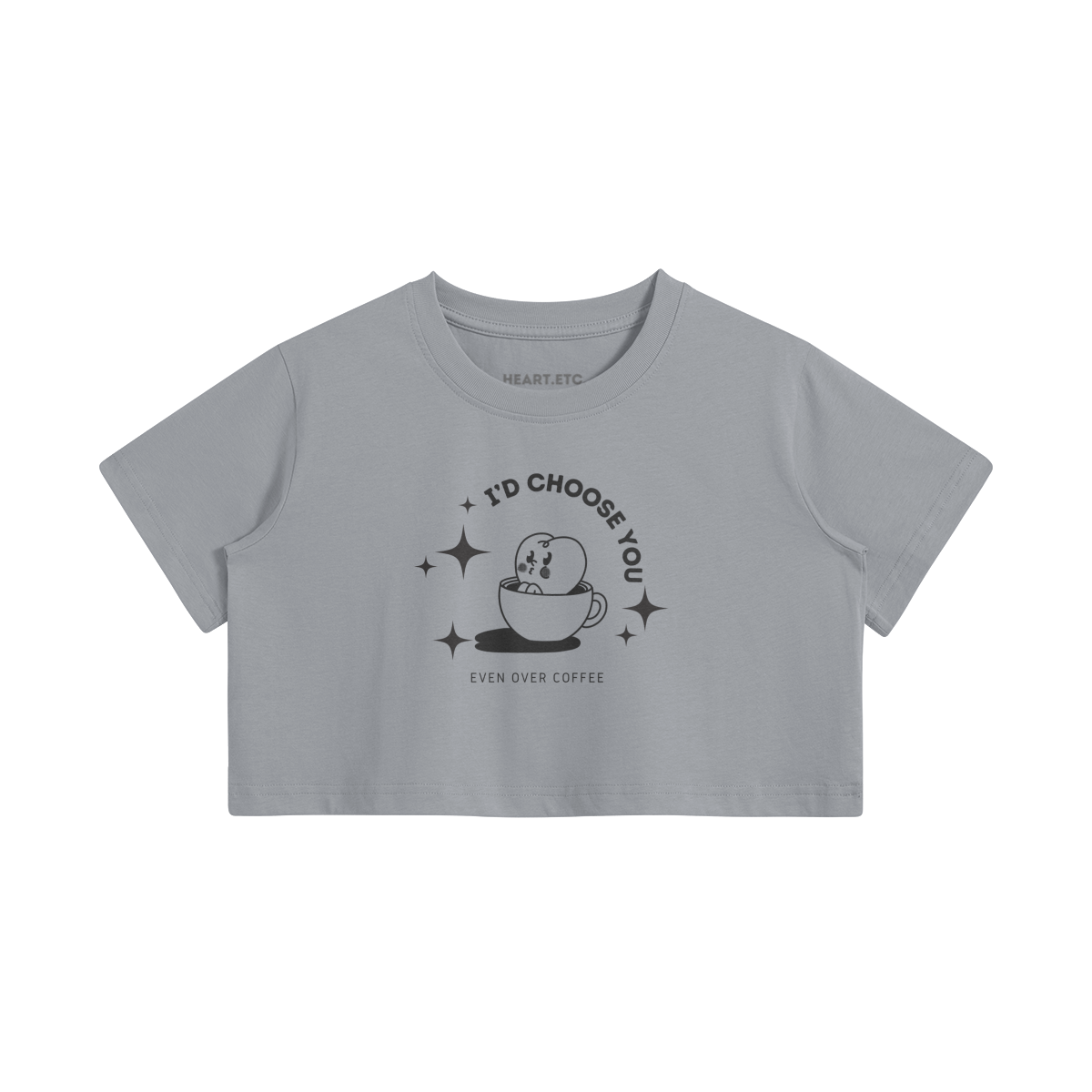 Heartie Cafe Crop Top