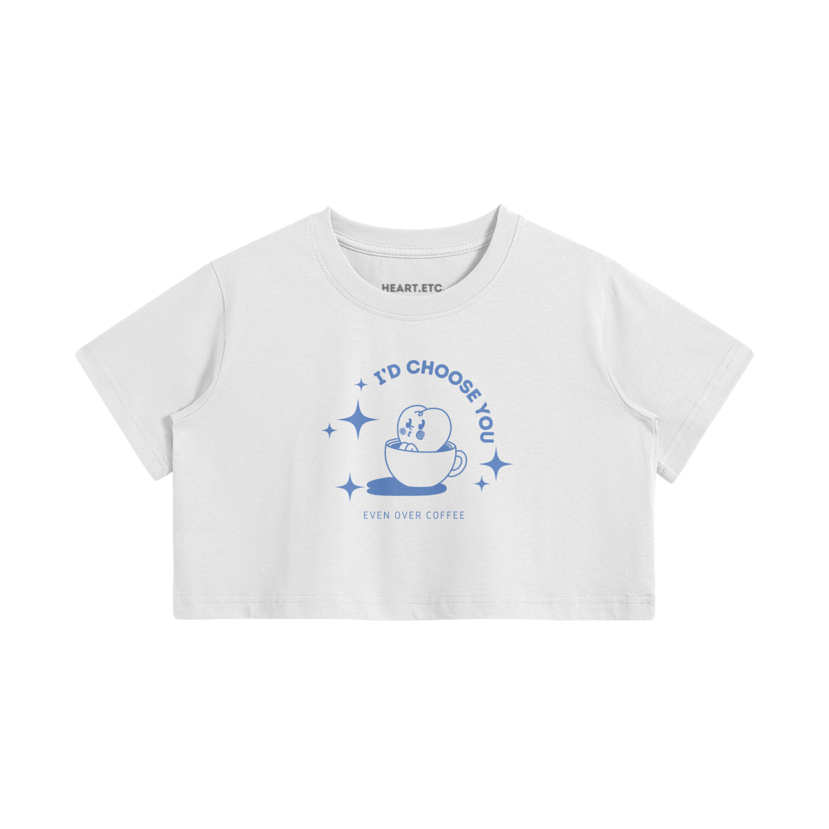 Heartie Cafe Crop Top